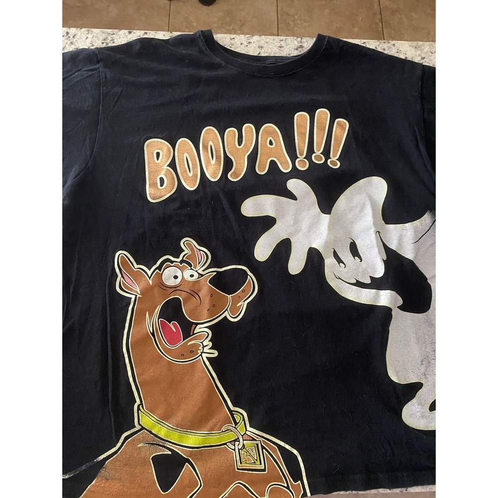 Vintage Scooby Doo "Booyah" Halloween Glow in the Dark Y2K Shirt Men's Size XXL